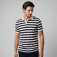 Wesley Striped Short Sleeve Polo Shirt