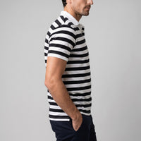 Wesley Striped Short Sleeve Polo Shirt