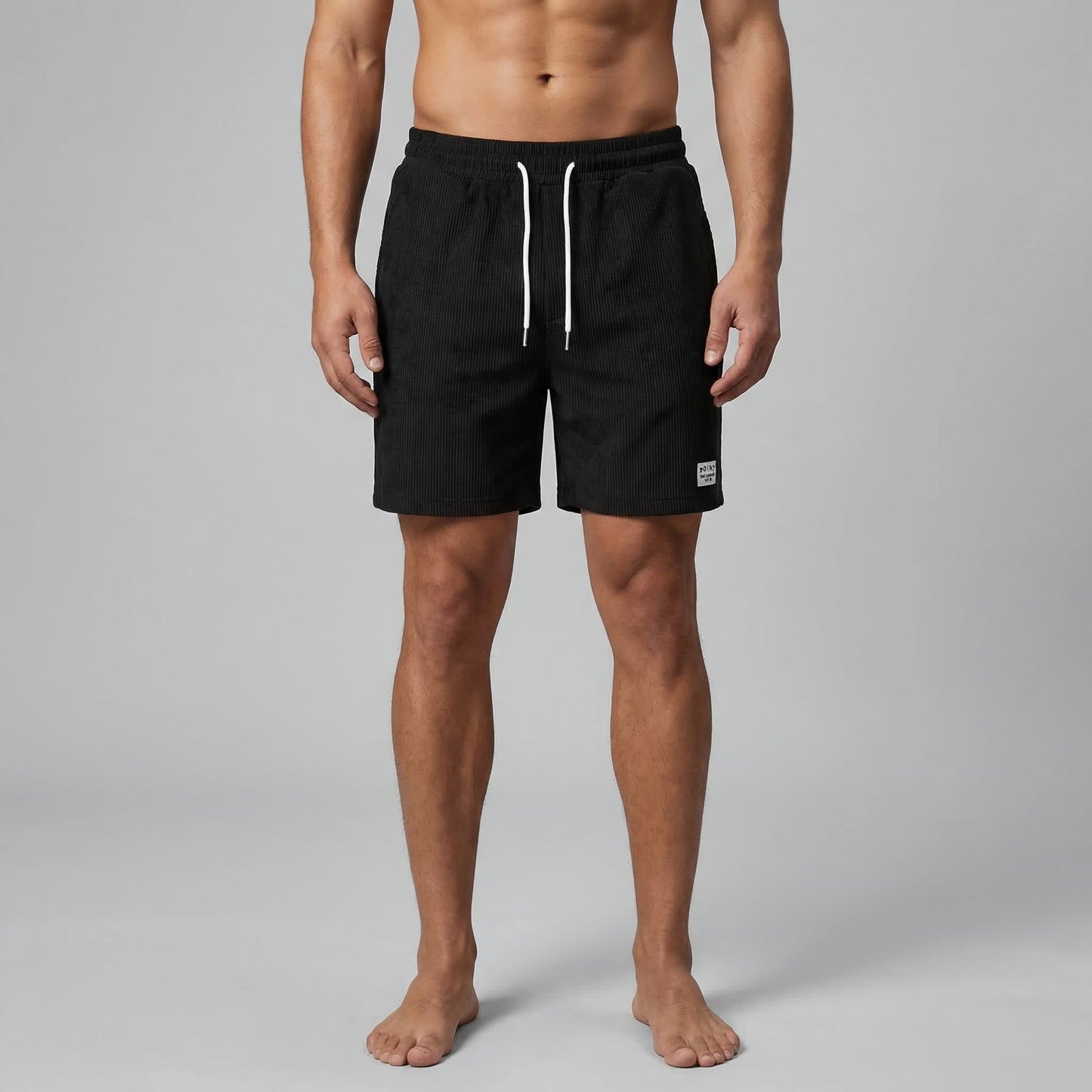 Garland Striped Swim Shorts_1