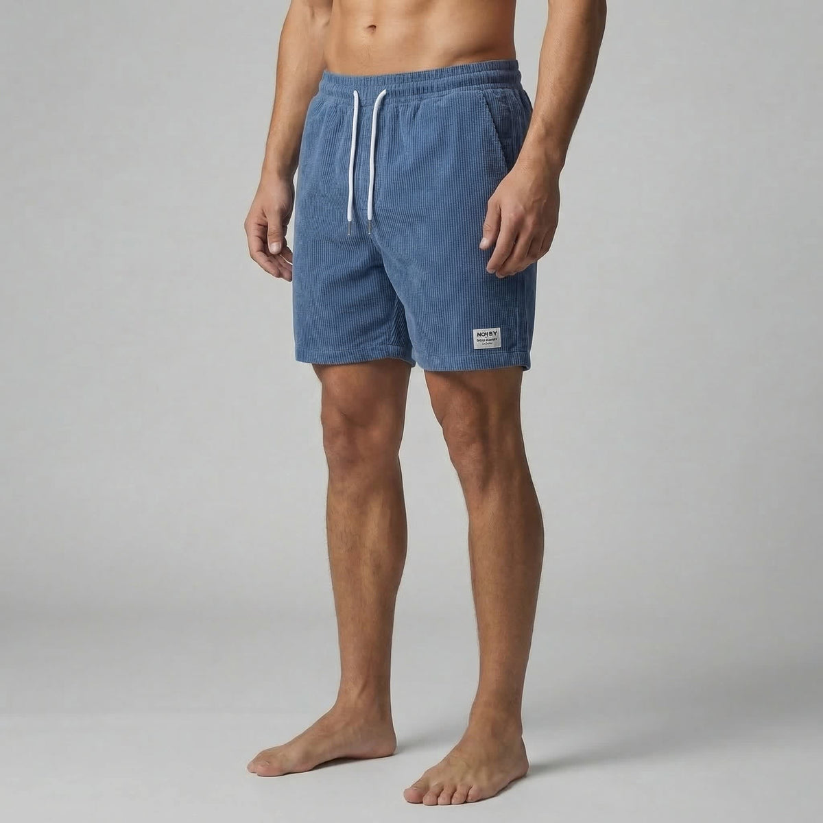 Garland Striped Swim Shorts_5