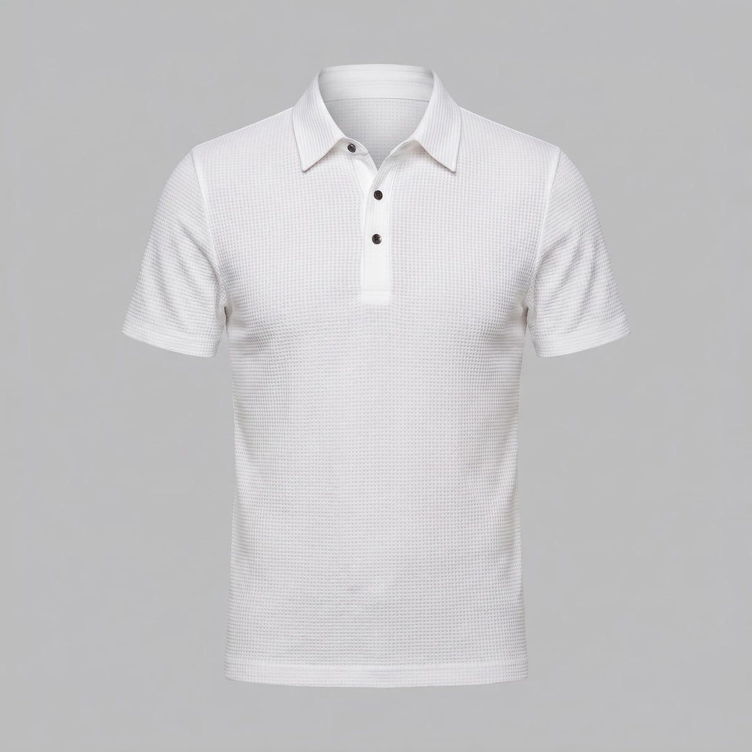 Wilder Waffle Texture Polo Shirt