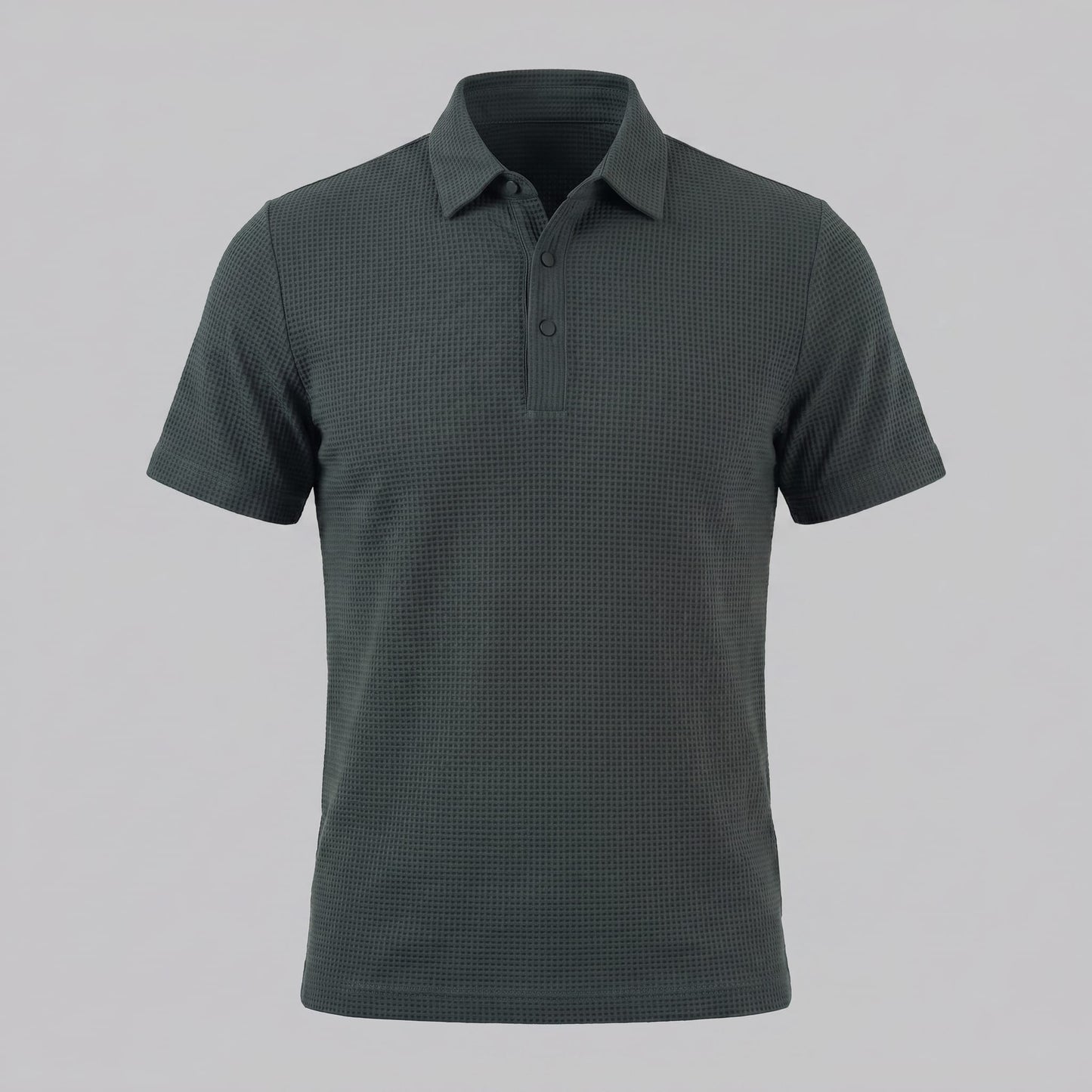 Wilder Waffle Texture Polo Shirt_15