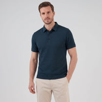 Wilder Waffle Texture Polo Shirt