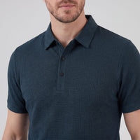 Wilder Waffle Texture Polo Shirt