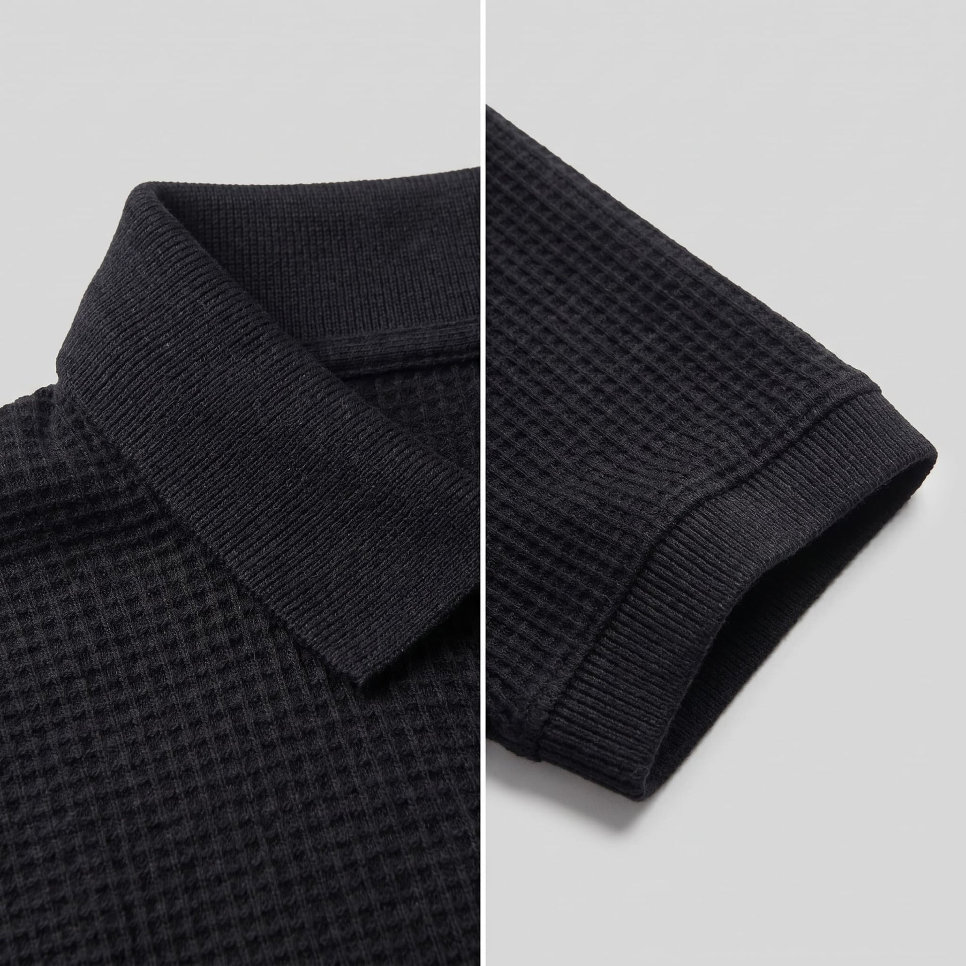 Wilder Waffle Texture Polo Shirt