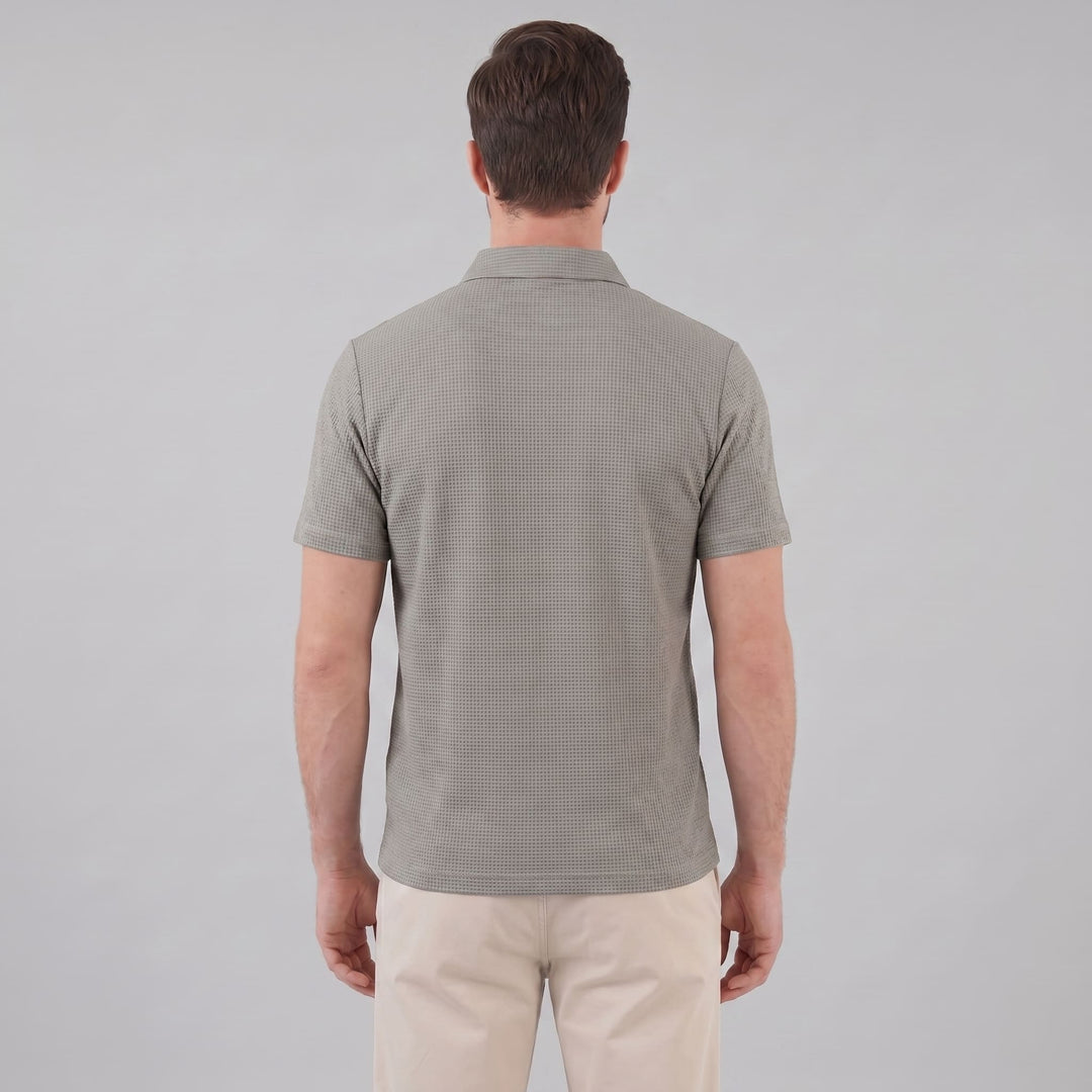 Wilder Waffle Texture Polo Shirt