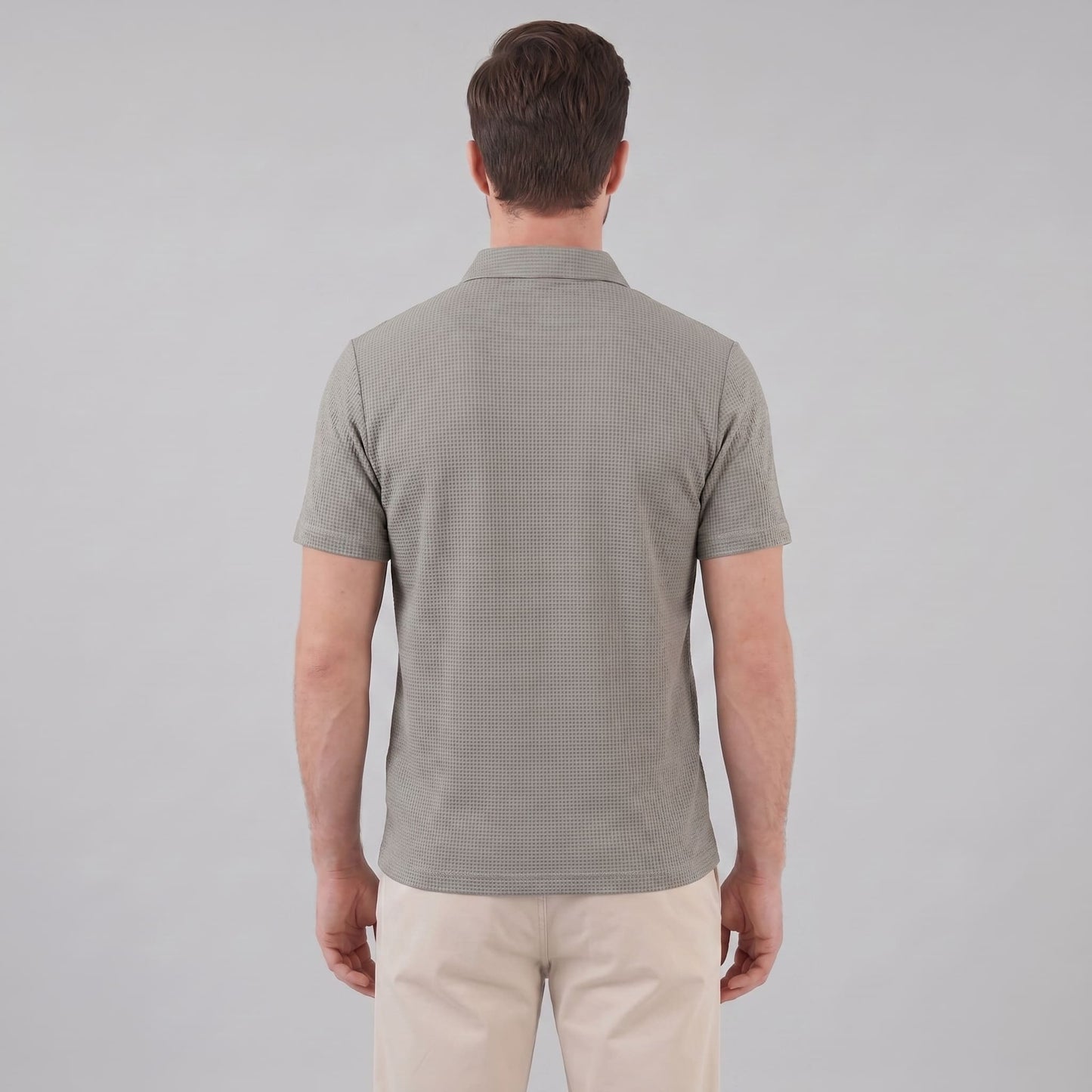 Wilder Waffle Texture Polo Shirt_28