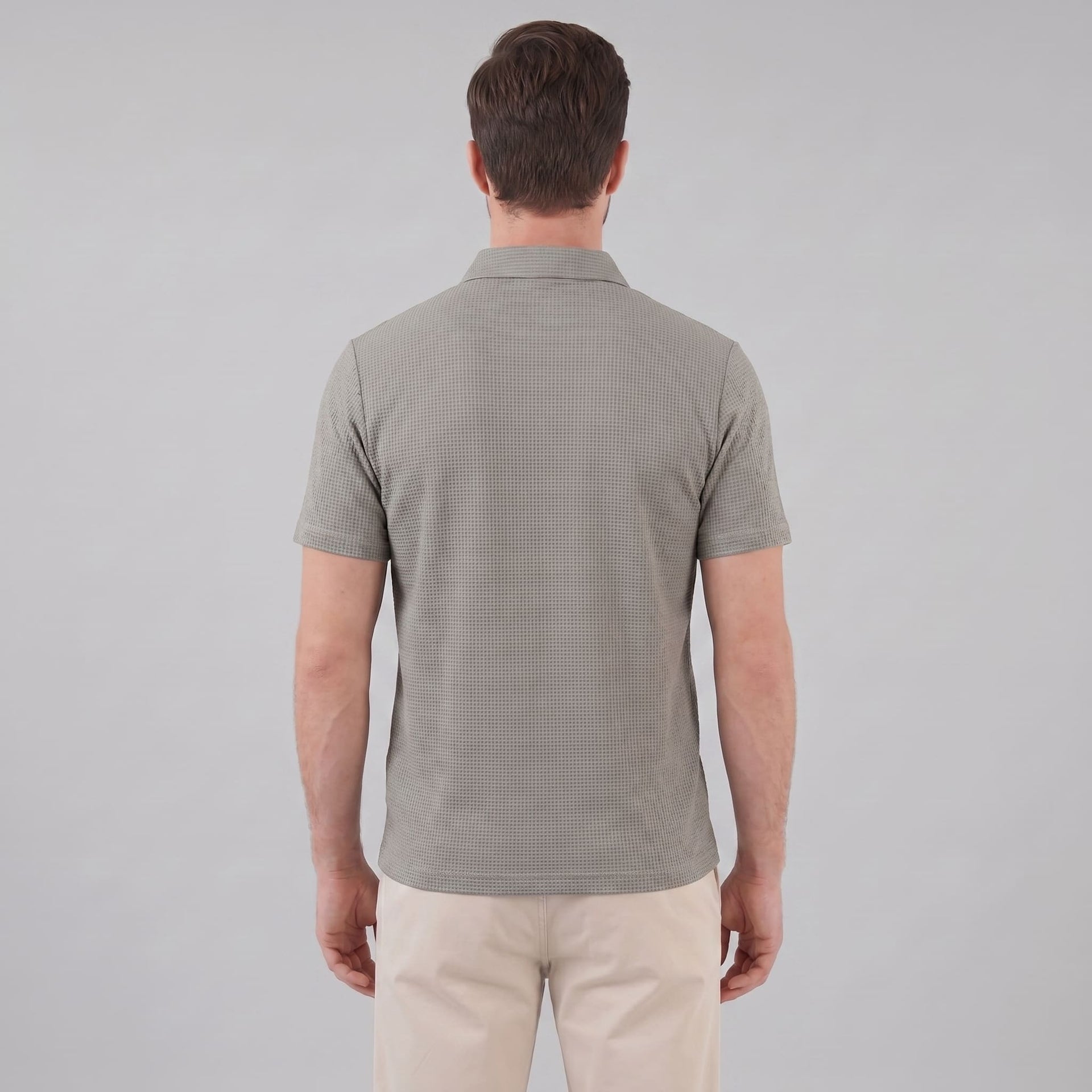 Wilder Waffle Texture Polo Shirt