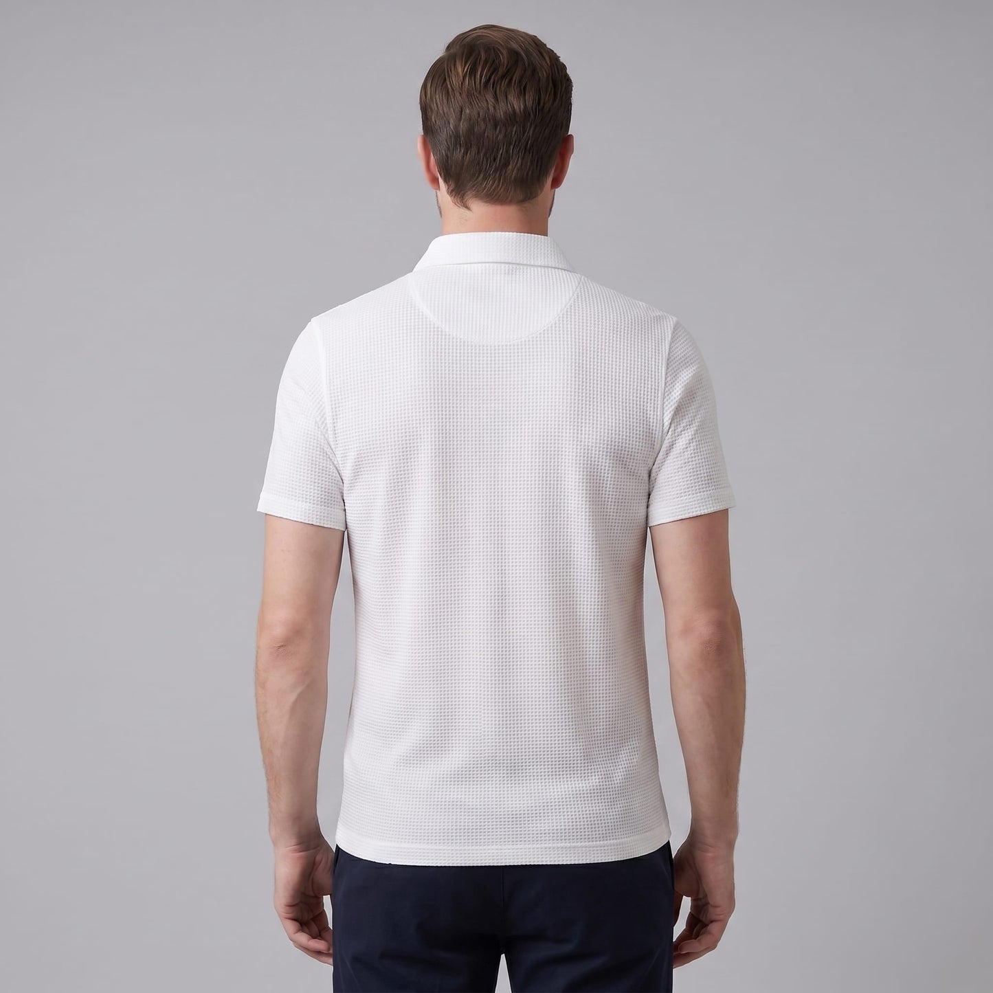 Wilder Waffle Texture Polo Shirt_8
