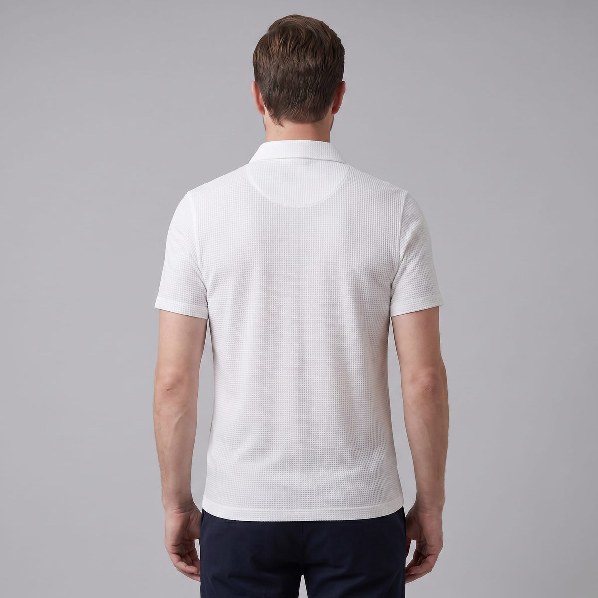 Wilder Waffle Texture Polo Shirt