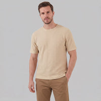Milo Waffle Texture Crew Neck T-Shirt