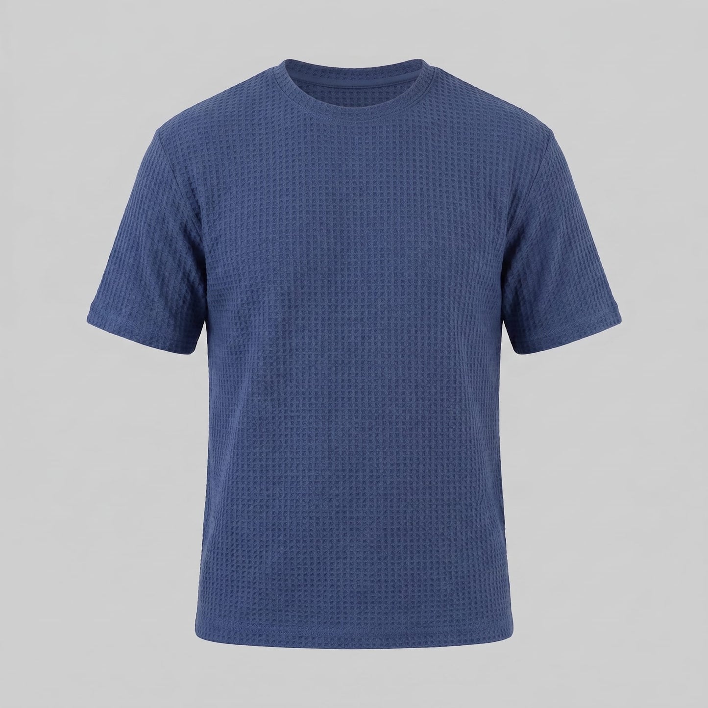Milo Waffle Texture Crew Neck T-Shirt_10