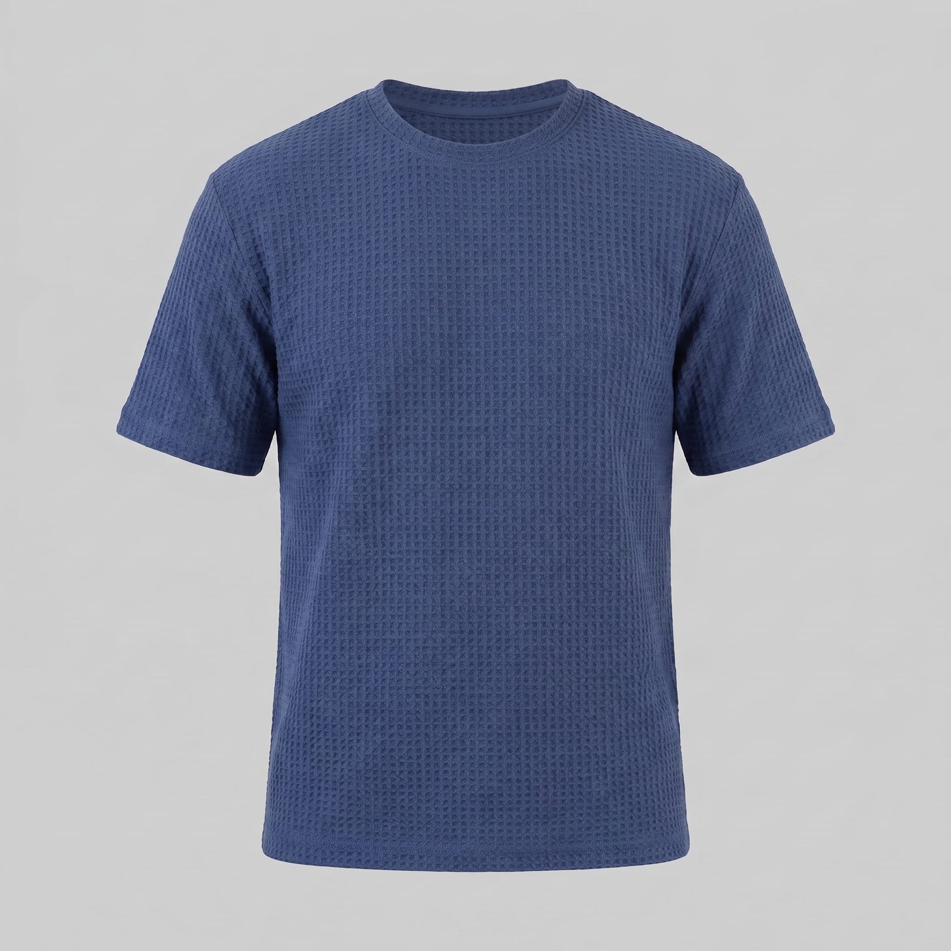 Milo Waffle Texture Crew Neck T-Shirt