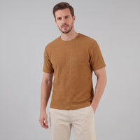 Milo Waffle Texture Crew Neck T-Shirt