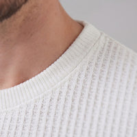 Milo Waffle Texture Crew Neck T-Shirt