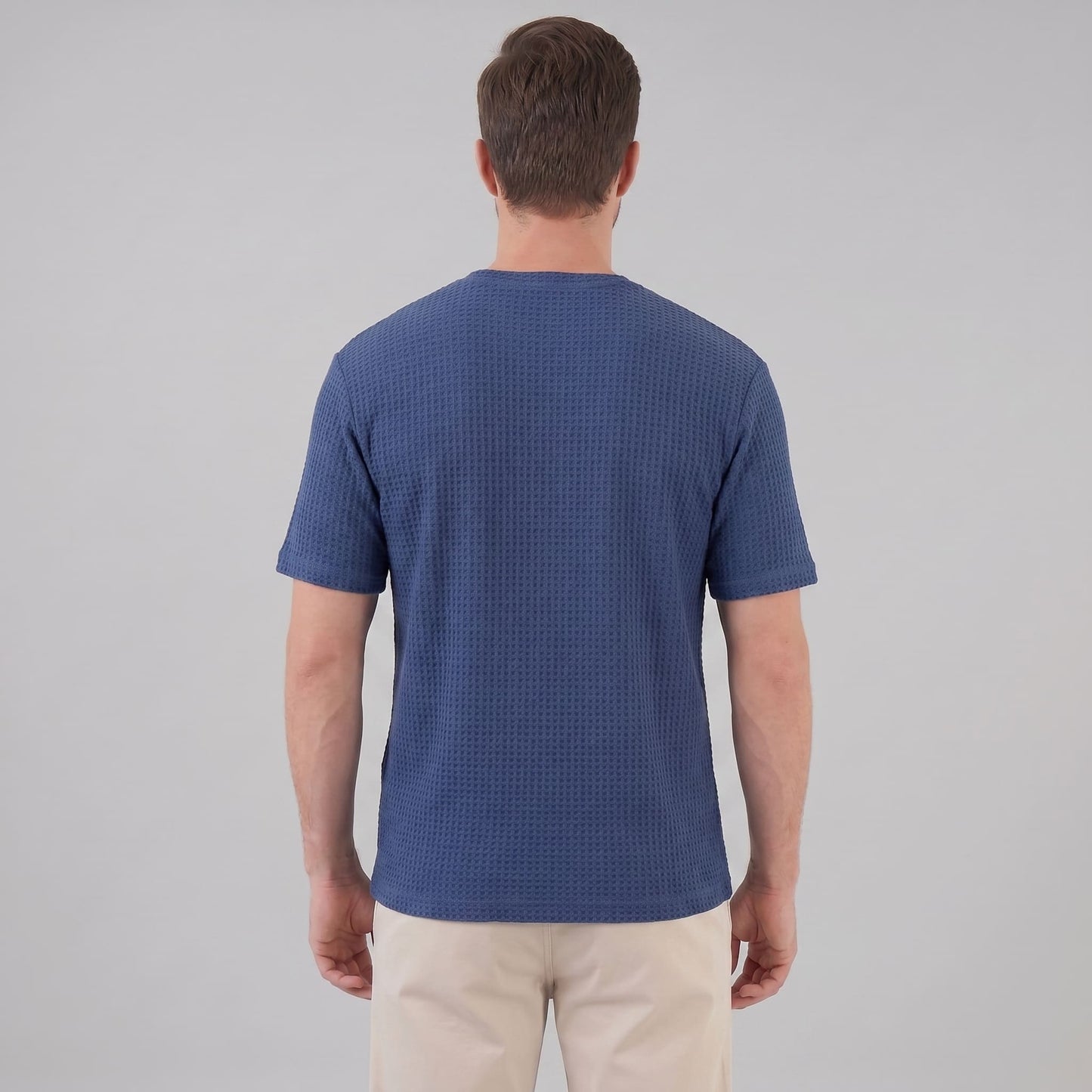 Milo Waffle Texture Crew Neck T-Shirt_8