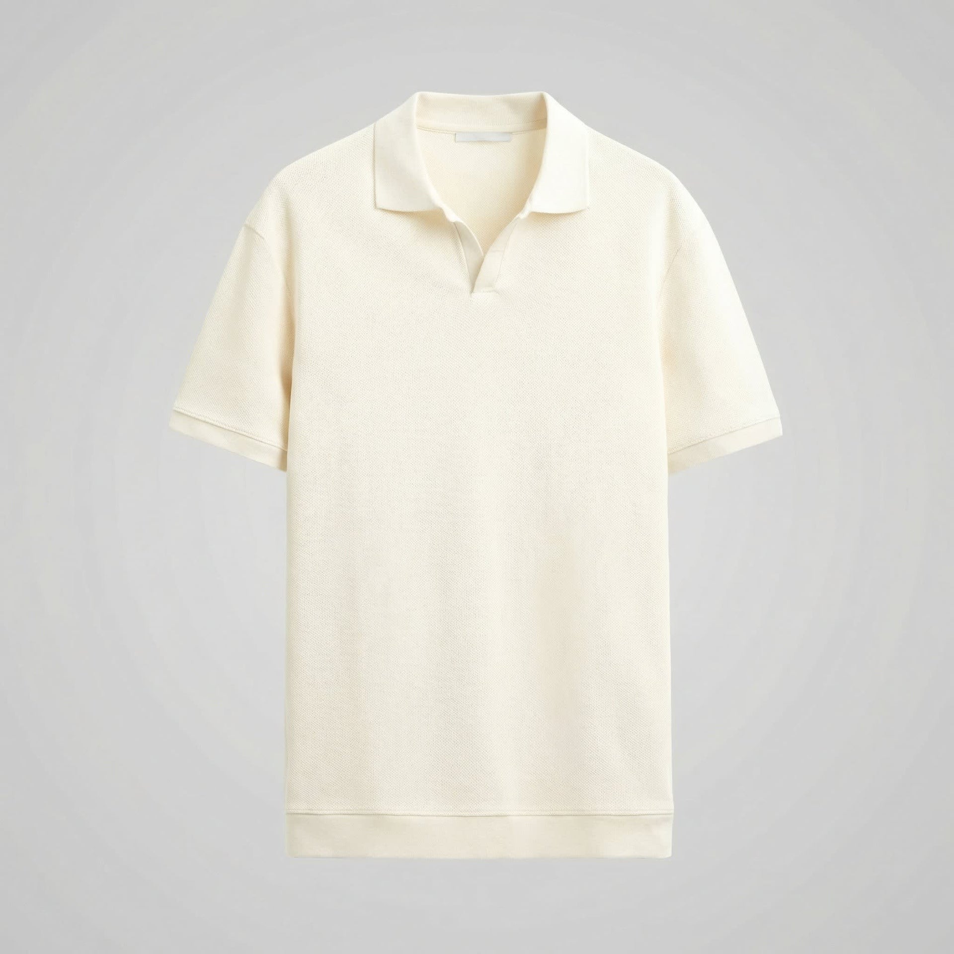 Winston Open Collar Knit Polo Shirt