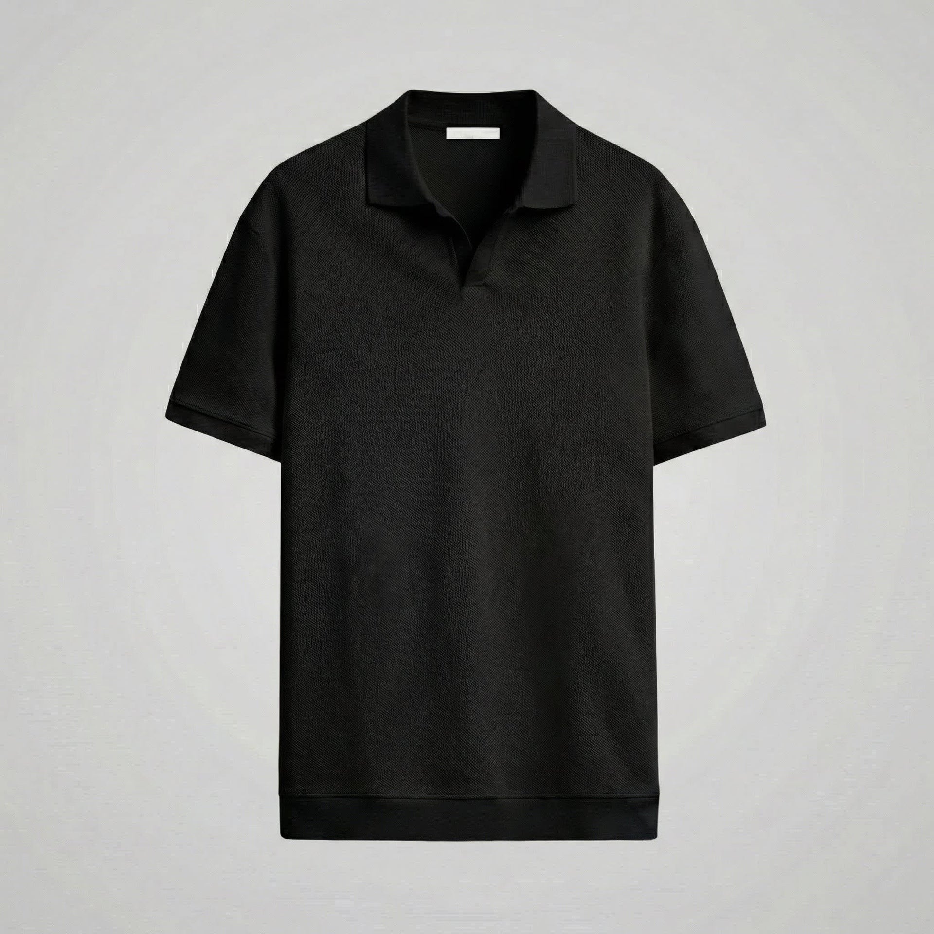 Winston Open Collar Knit Polo Shirt