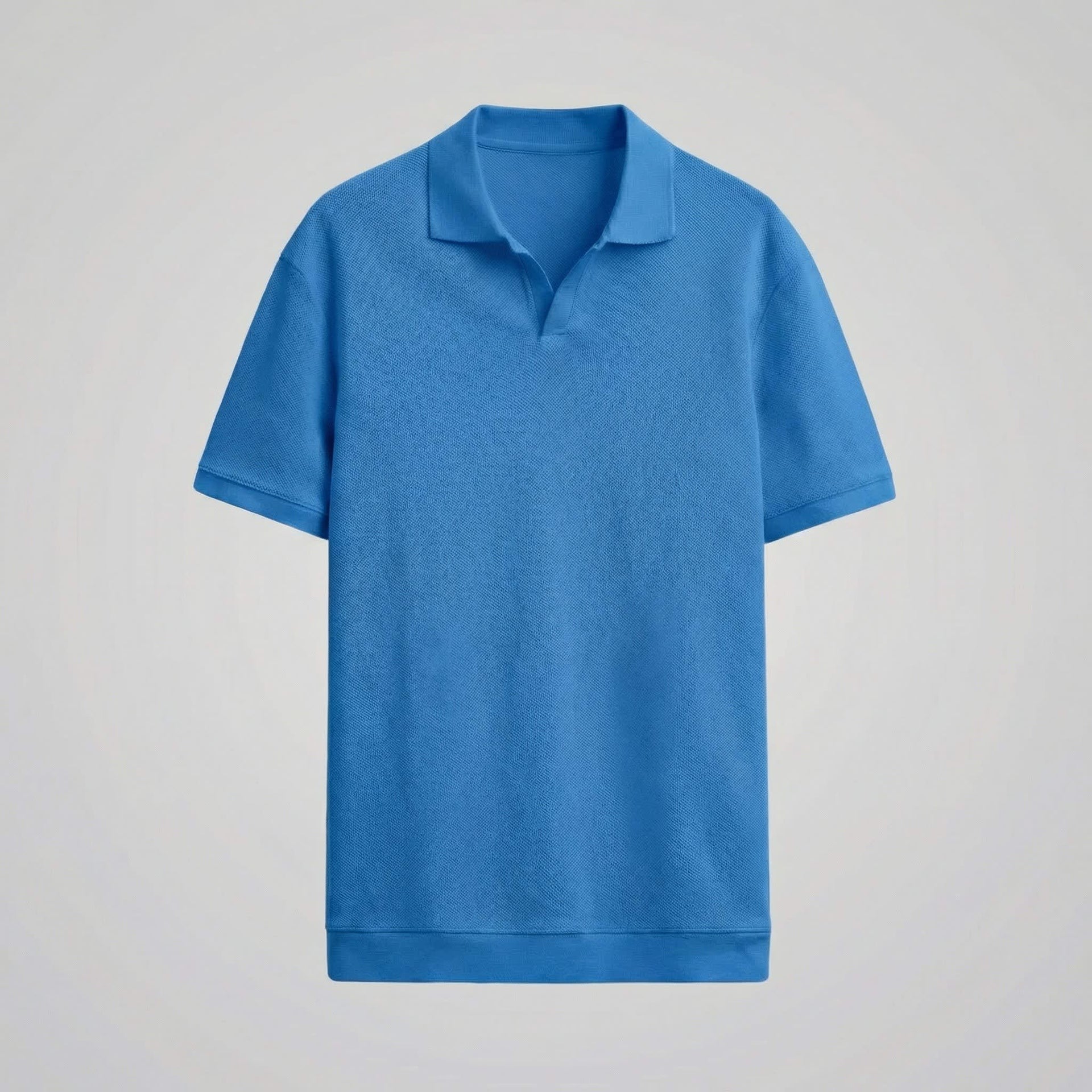 Winston Open Collar Knit Polo Shirt
