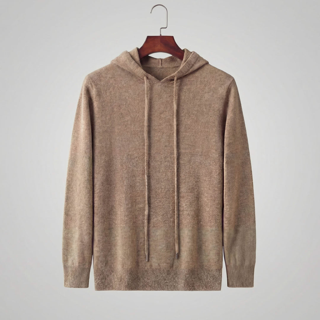 Hendricks Wool Blend Knit Hoodie