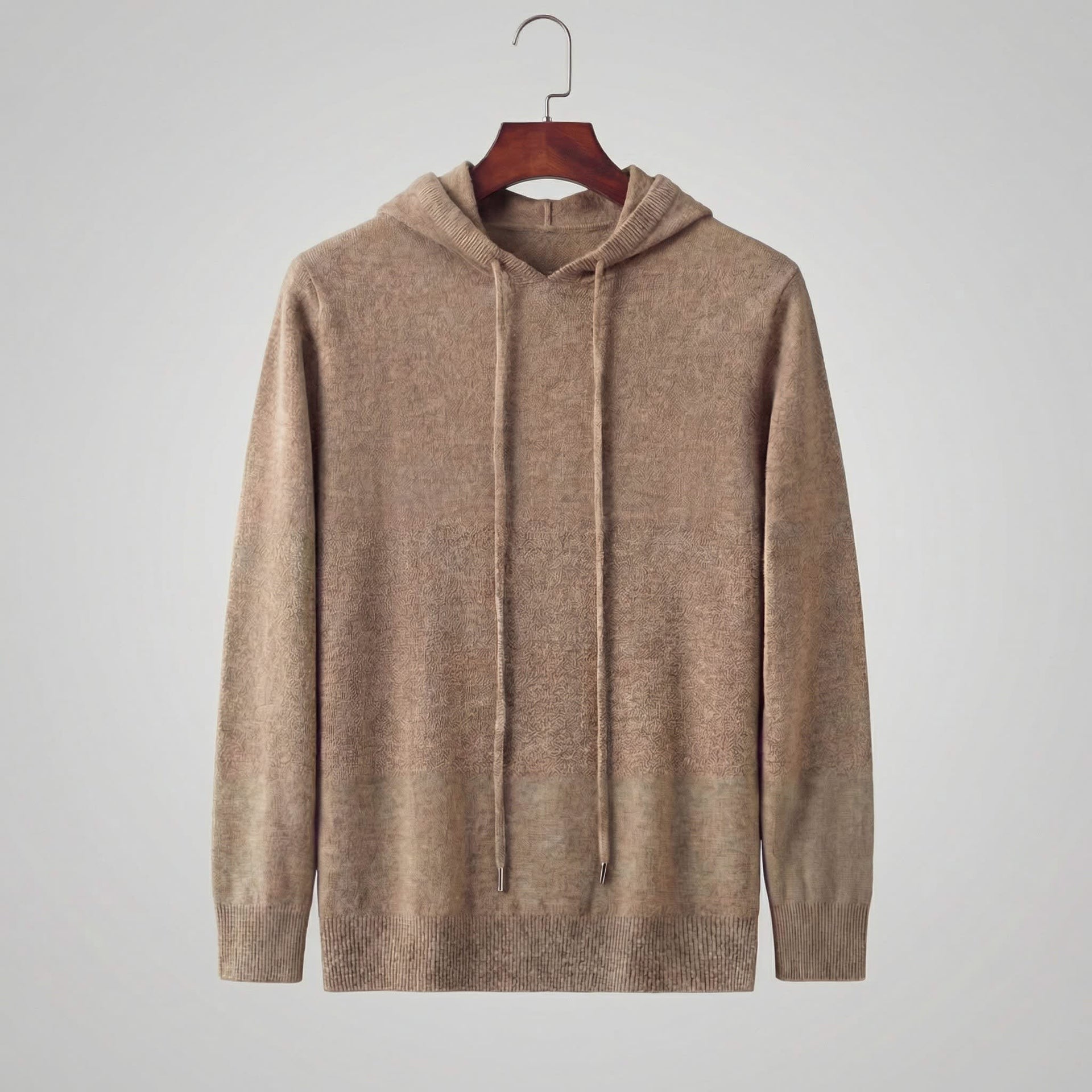Hendricks Wool Blend Knit Hoodie