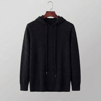 Hendricks Wool Blend Knit Hoodie
