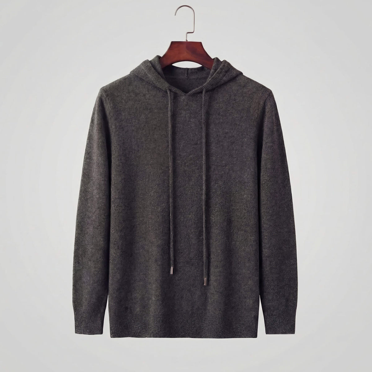 Hendricks Wool Blend Knit Hoodie