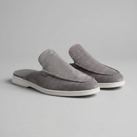 Ogden Suede Backless Loafer Mules