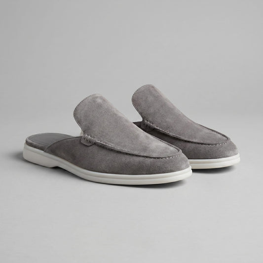 Ogden Suede Backless Loafer Mules_1