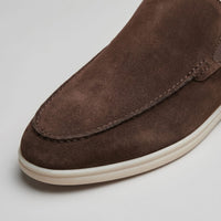 Ogden Suede Backless Loafer Mules