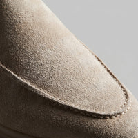 Ogden Suede Backless Loafer Mules