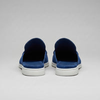 Ogden Suede Backless Loafer Mules
