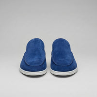 Ogden Suede Backless Loafer Mules