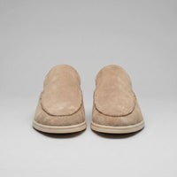Ogden Suede Backless Loafer Mules