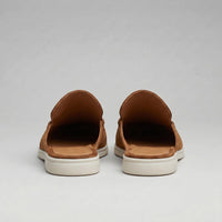 Ogden Suede Backless Loafer Mules