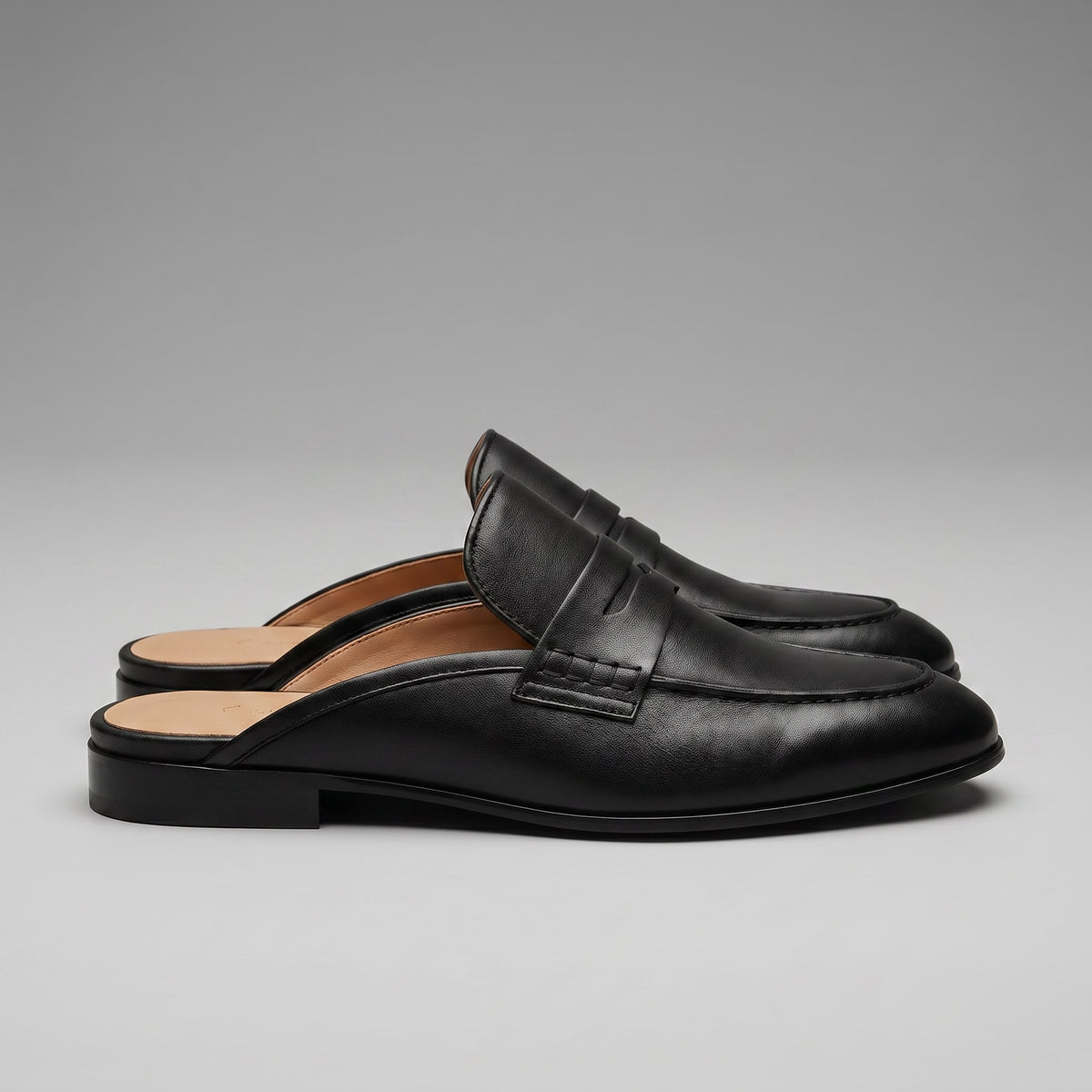 Oldham Suede Backless Penny Loafers_10