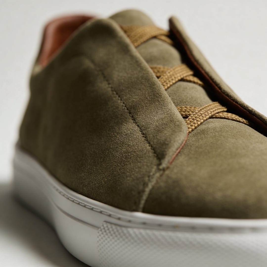 Tilden Suede Slip On Sneakers