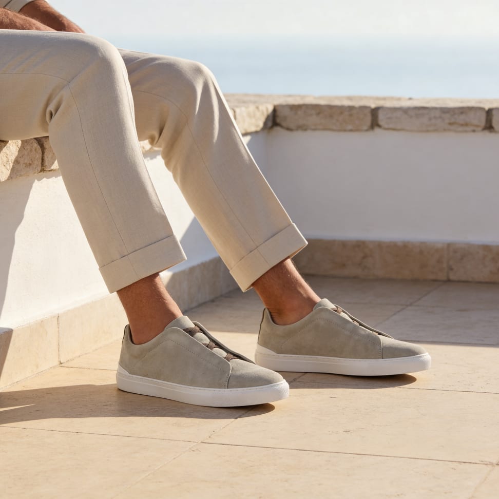 Tilden Suede Slip On Sneakers_4