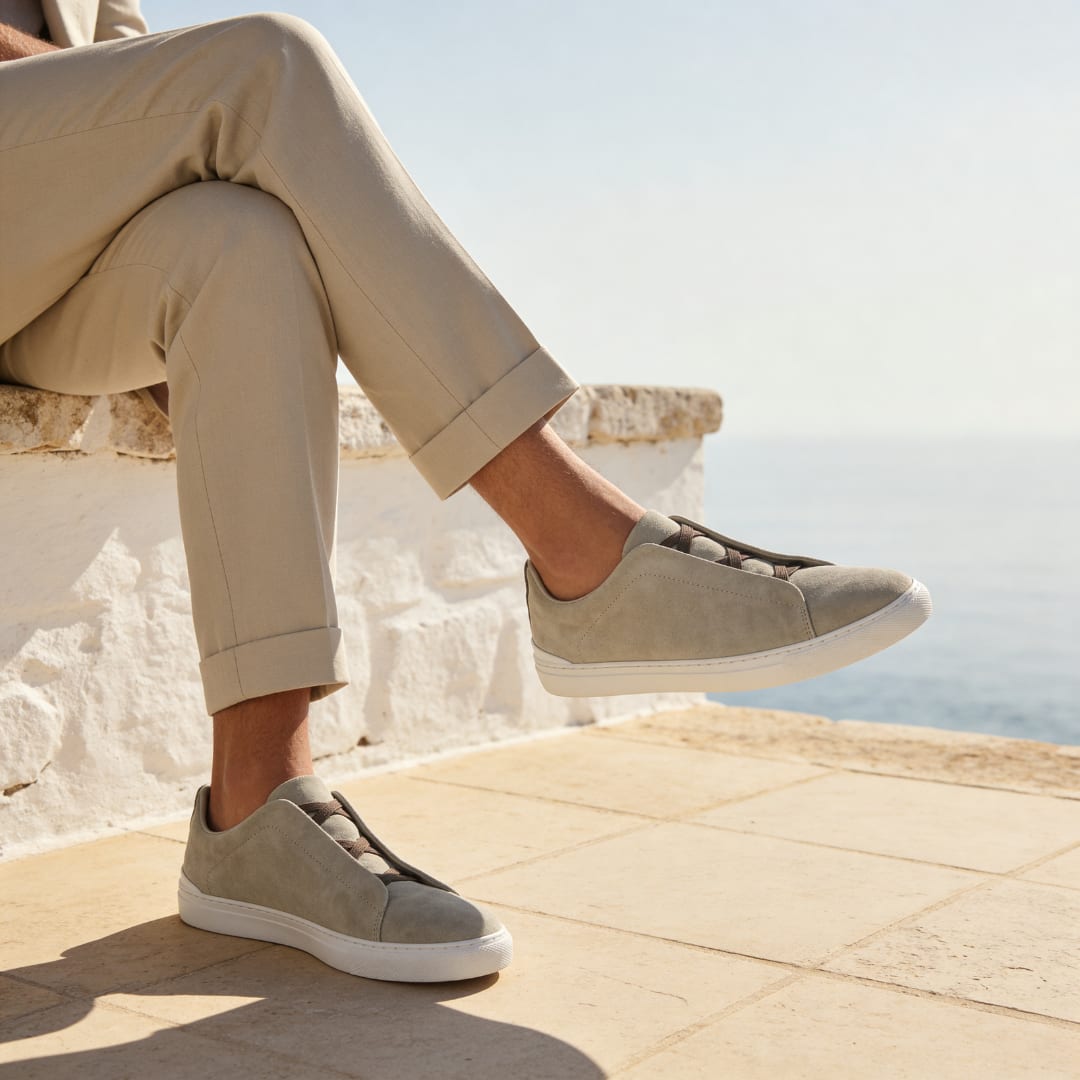 Tilden Suede Slip On Sneakers_5