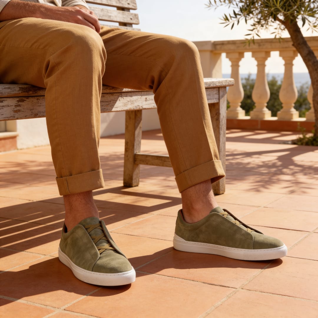 Tilden Suede Slip On Sneakers_8