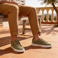 Tilden Suede Slip On Sneakers