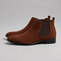 Tolliver Faux Suede Chelsea Boots