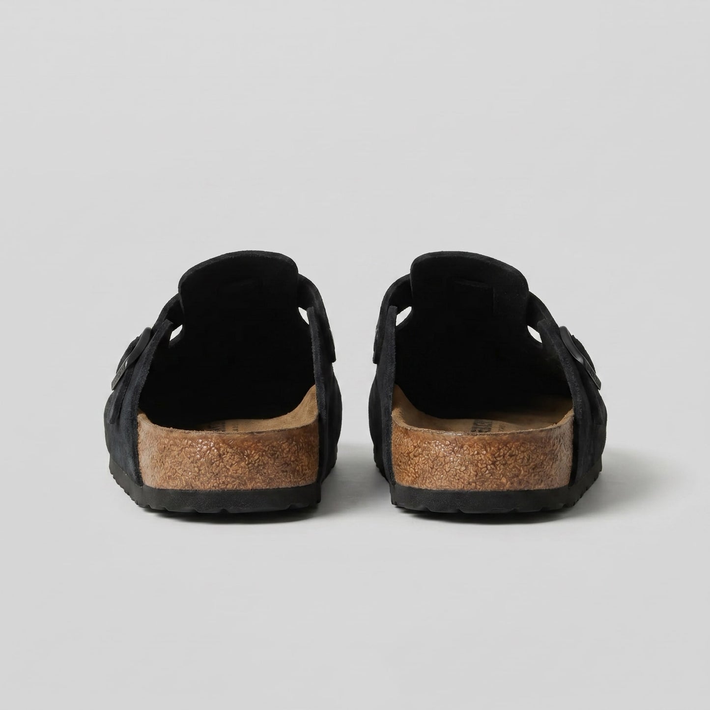 Overton Suede Buckle Clogs_12