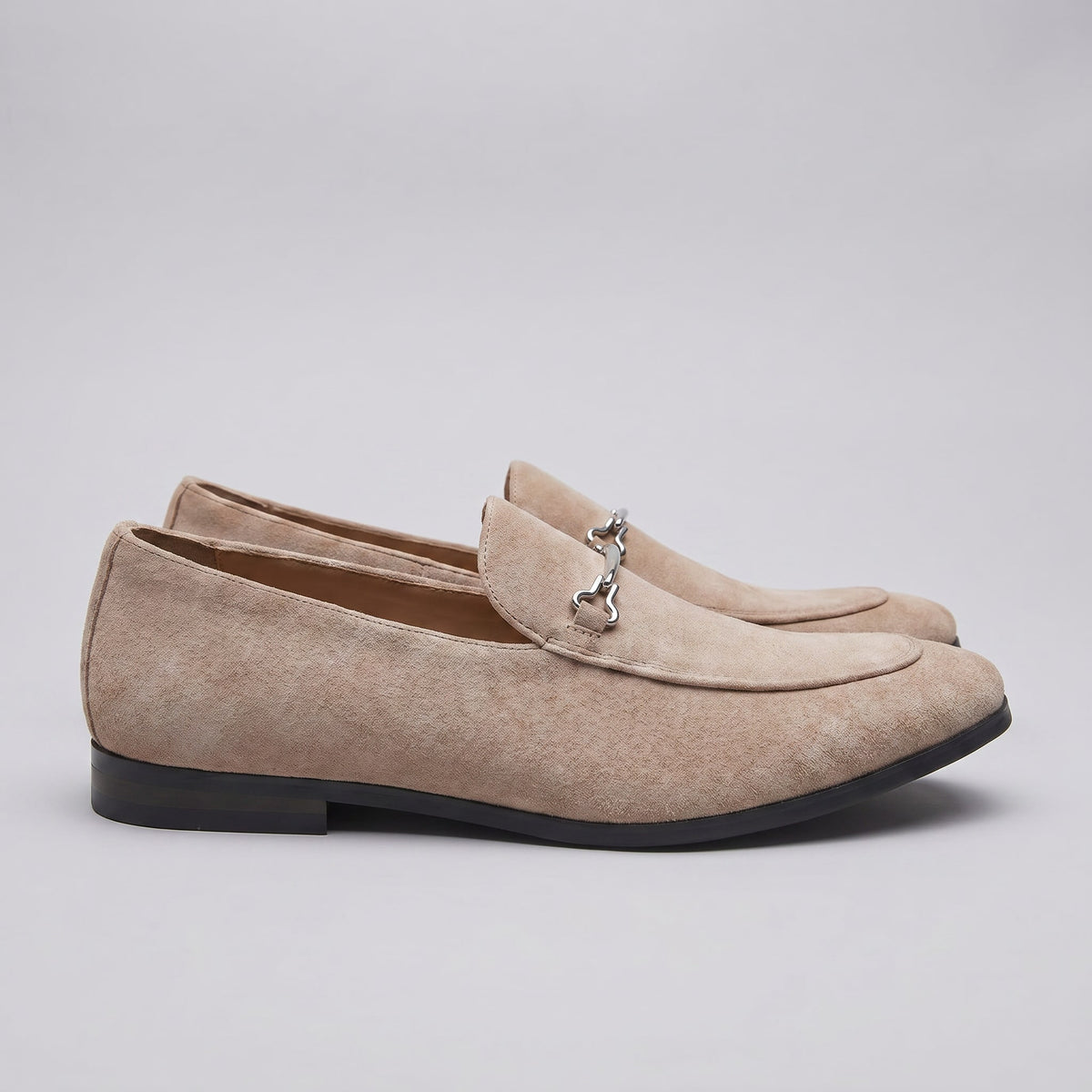Renshaw Faux Suede Horsebit Loafers