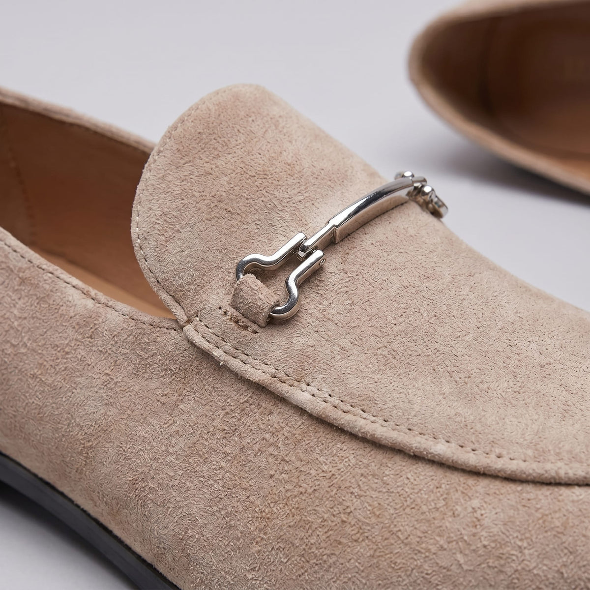 Renshaw Faux Suede Horsebit Loafers_4