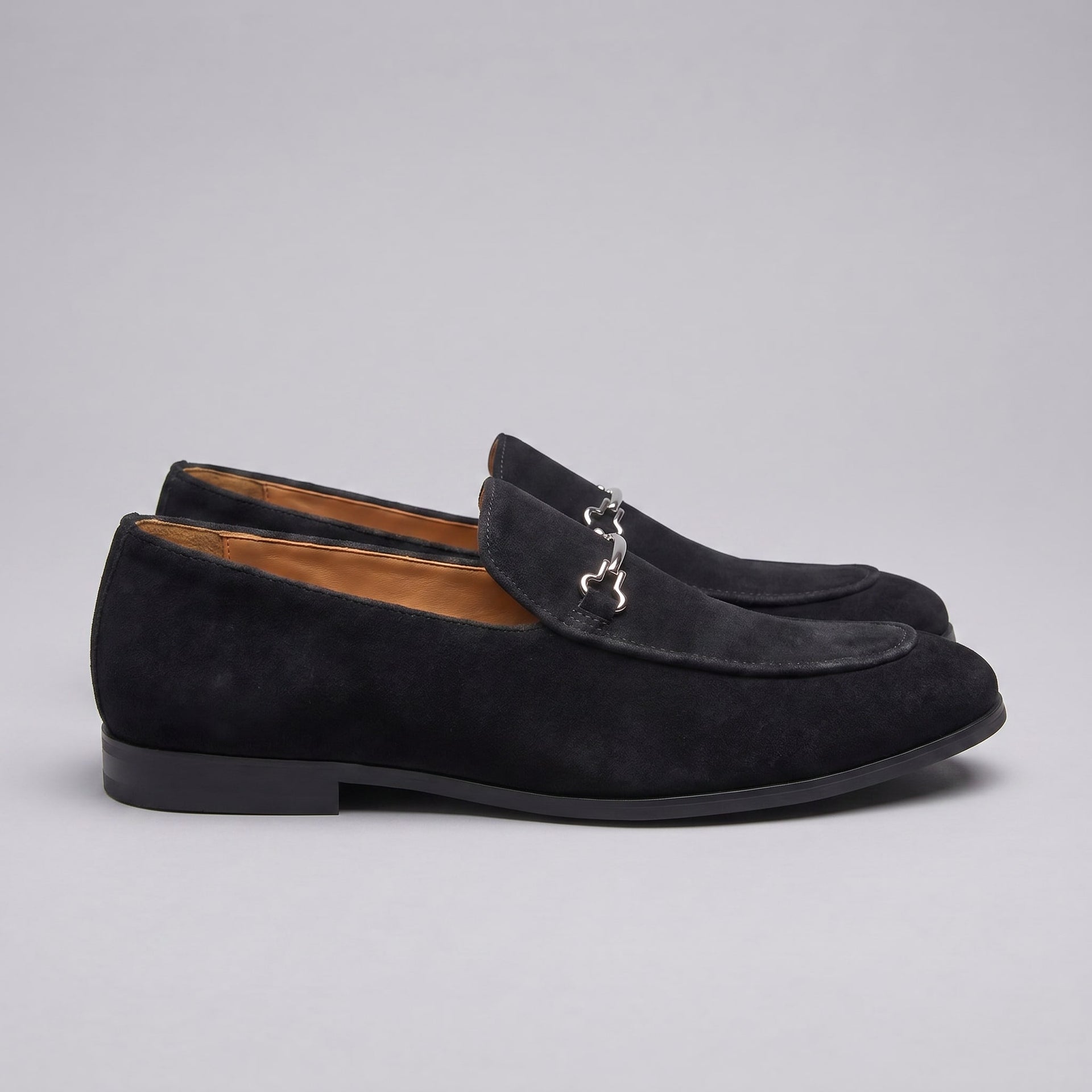 Renshaw Faux Suede Horsebit Loafers