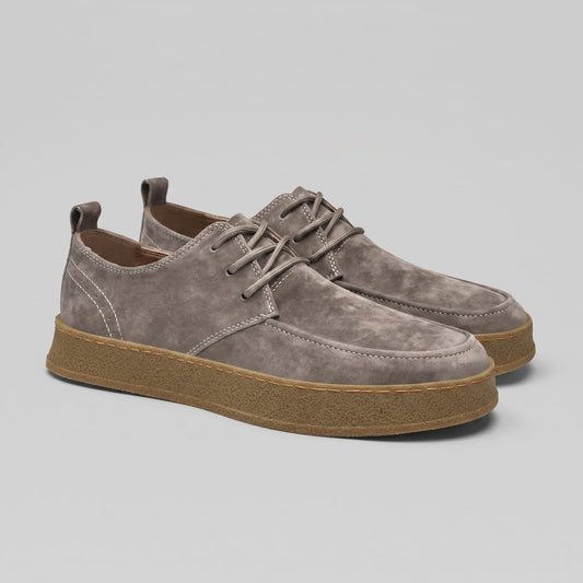 Vickers Faux Suede Gum Sole Shoes_1