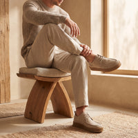 Vickers Faux Suede Gum Sole Shoes