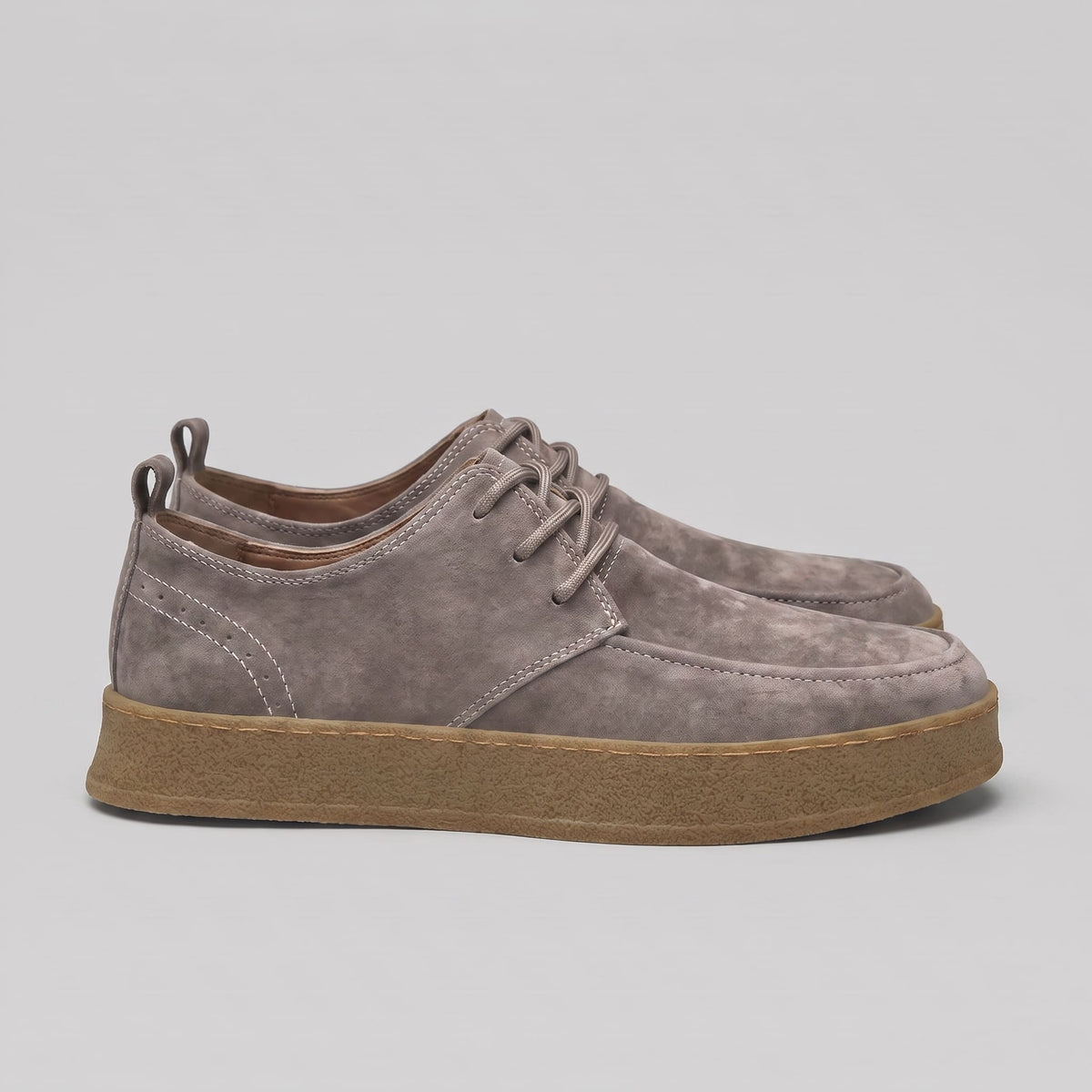 Vickers Faux Suede Gum Sole Shoes