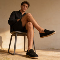 Paxson Suede Espadrille Loafers